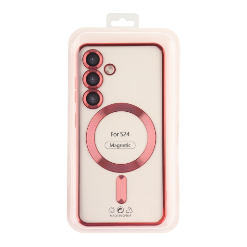 Купити Чехол TPU Metallic Full Camera with Magsafe для Samsung Galaxy S24 5G (S921), 7