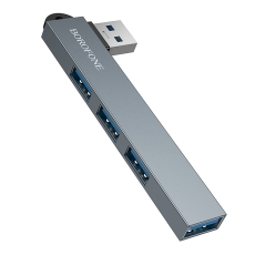 Купить USB Hub Borofone FH1 4-in-1 (USB to USB2.0*3+USB3.0) Купить USB Hub Borofone FH1 4-in-1 (USB to USB2.0*3+USB3.0)