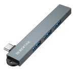 Купить USB Hub Borofone FH1A 4-in-1 (Type-C to USB2.0*3+USB3.0), 3