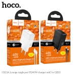 Купити Мережевий Зарядний Пристрій Hoco CS113A 1USB-C PD3.2 40W/60W+Type-C to Type-C