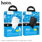 Купить Сетевое Зарядное Устройство Hoco CS112A 1USB/1USB-C QC/PD 30W+Type-C to Type-C