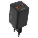 Купити Мережевий Зарядний Пристрій Ridea RW-GaN65PM2CA Prime Max 2Type-C+1USB PD&QC 65W