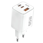 Купити Мережевий Зарядний Пристрій Ridea RW-GaN65PM2CA Prime Max 2Type-C+1USB PD&QC 65W, 8