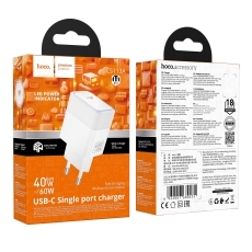 Купити Мережевий Зарядний Пристрій Hoco CS113A 1USB-C PD3.2 40W/60W