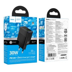 Купити Сетевое Зарядное Устройство Hoco CS112A 1USB/1USB-C QC/PD 30W