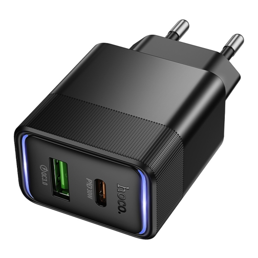 Купить Сетевое Зарядное Устройство Hoco CS112A 1USB/1USB-C QC/PD 30W, 4