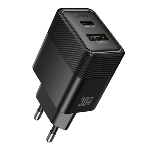 Купить Сетевое Зарядное Устройство Hoco CS112A 1USB/1USB-C QC/PD 30W, 6