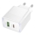 Купить Сетевое Зарядное Устройство Hoco CS112A 1USB/1USB-C QC/PD 30W Белый