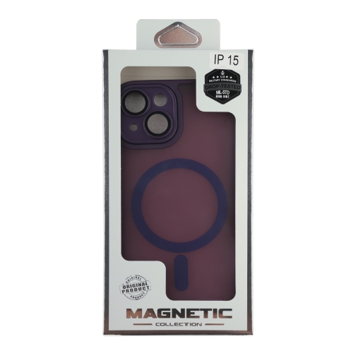 Купить Чехол TPU+PC Magnetic Matte Camera Lens with Magsafe для iPhone 15, 8