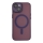 Купить Чехол TPU+PC Magnetic Matte Camera Lens with Magsafe для iPhone 15 Dark Purple