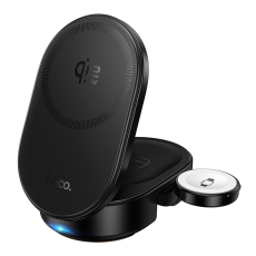 Купить Беспроводное Зарядное Устройство Hoco CQ23 3-in-1 Magnetic Qi2.2 25W