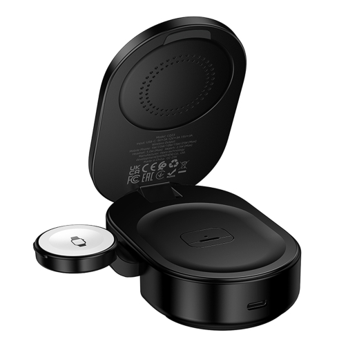 Купить Беспроводное Зарядное Устройство Hoco CQ23 3-in-1 Magnetic Qi2.2 25W, 6
