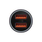 Купити Автомобільний Зарядний Пристрій Baseus Golden Contactor Max 60W CGJM0000, 3