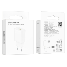 Купить Сетевое Зарядное Устройство Borofone BA112A 1USB-C PD20W Купить Сетевое Зарядное Устройство Borofone BA112A 1USB-C PD20W