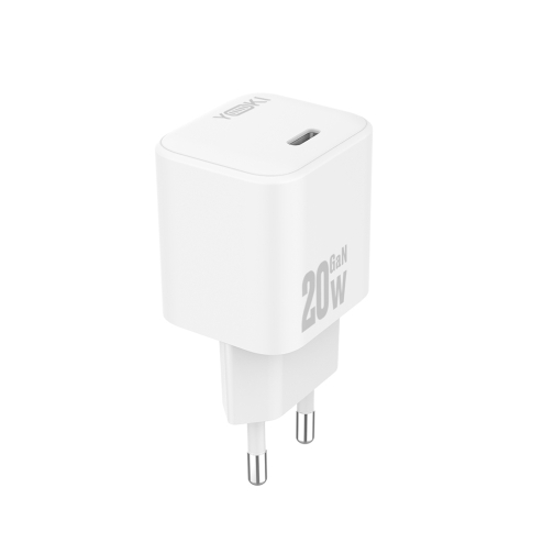 Купити Мережевий Зарядний Пристрій Yoki CubeGaN YK-GaN20CC Type-C PD&QC 20W, 5