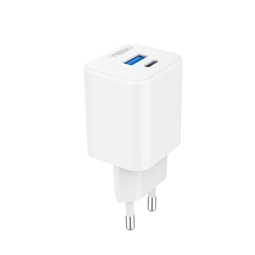 Купити Мережевий Зарядний Пристрій Yoki FluxGaN YK-GaN25FAC 1 Type-C+1USB PD&QC 25W, 5