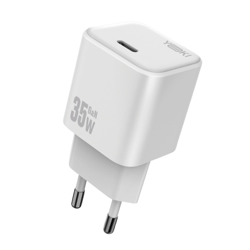 Купити Мережевий Зарядний Пристрій Yoki SparkGaN YK-GaN35SC Type-C PD&QC 35W, 4