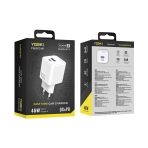 Купить Сетевое Зарядное Устройство Yoki FlashGaN YK-GaN45FAC 1 Type-C+1USB 45W, 2