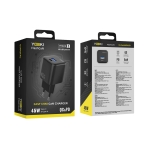 Купить Сетевое Зарядное Устройство Yoki FlashGaN YK-GaN45FAC 1 Type-C+1USB 45W, 3