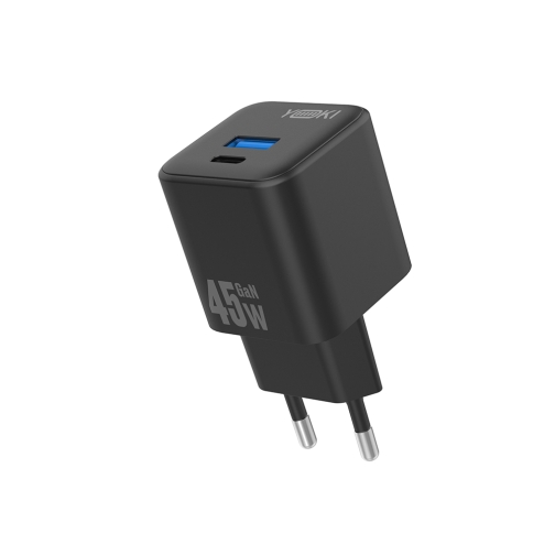 Купить Сетевое Зарядное Устройство Yoki FlashGaN YK-GaN45FAC 1 Type-C+1USB 45W, 5