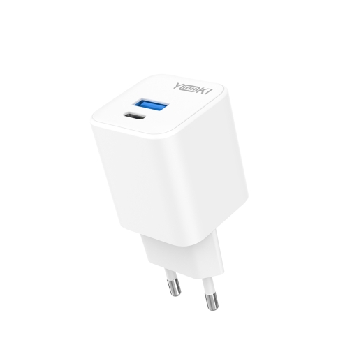 Купити Мережевий Зарядний Пристрій Yoki ForceGaN YK-GaN65FAC 1 Type-C + 1 USB 65W, 4