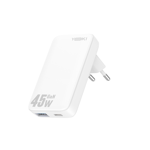 Купить Сетевое Зарядное Устройство Yoki SlimGaN YK-GaN45SAC 1 Type-C + 1USB 45W