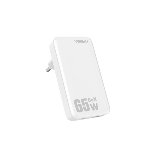 Купити Мережевий Зарядний Пристрій Yoki SlimGaNPro YK-GaN65SAC 1 Type-C+1USB 65W