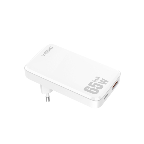 Купити Мережевий Зарядний Пристрій Yoki SlimGaNPro YK-GaN65SAC 1 Type-C+1USB 65W, 4