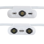 Купити Кабель USB Baseus USB Magnetic to Micro / Lightning / Type-C 3A CA1T3-A, 5