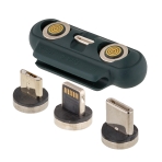 Купити Кабель USB Baseus USB Magnetic to Micro / Lightning / Type-C 3A CA1T3-A, 6