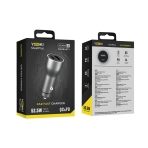 Купити Авто Зарядний Пристрій Yoki SteelPlus YK-CCS52AC 1 Type-C + 1 USB PD&QC 52.5W, 2