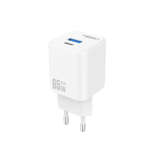 Купить Сетевое Зарядное Устройство Yoki ForceGaN YK-GaN65FAC 1 Type-C + 1 USB 65W