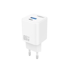 Купити Мережевий Зарядний Пристрій Yoki ForceGaN YK-GaN65FAC 1 Type-C + 1 USB 65W Купити Мережевий Зарядний Пристрій Yoki ForceGaN YK-GaN65FAC 1 Type-C + 1 USB 65W