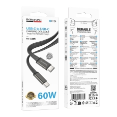 Купить USB Borofone BX124 Type-C to Type-C 60W Купить USB Borofone BX124 Type-C to Type-C 60W