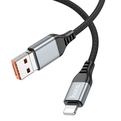 Купить USB Hoco U128 2in1 2.4A/PD27W USB/Type-C to Lightning 1.2m, 3