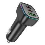 Купить Авто Зарядное Устройство Borofone BZ28C 1USB/2USB-C QC/PD Total 60W, 3