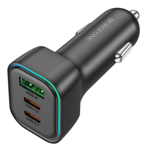 Купить Авто Зарядное Устройство Borofone BZ28C 1USB/2USB-C QC/PD Total 60W, 4