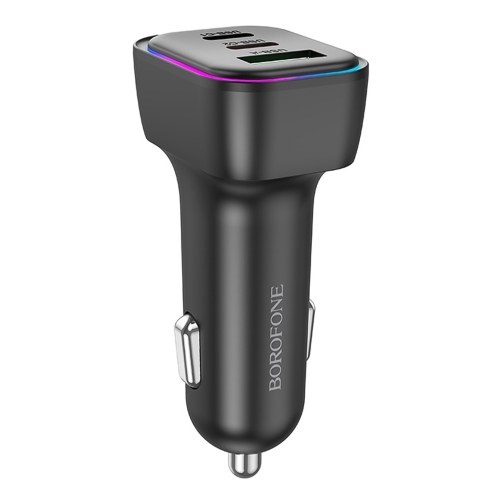 Купить Авто Зарядное Устройство Borofone BZ28C 1USB/2USB-C QC/PD Total 60W, 7