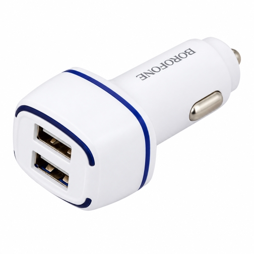 Купить Авто Зарядное Устройство Borofone BZ14 Type-C 2USB 2.4A Мятая упаковка, 2