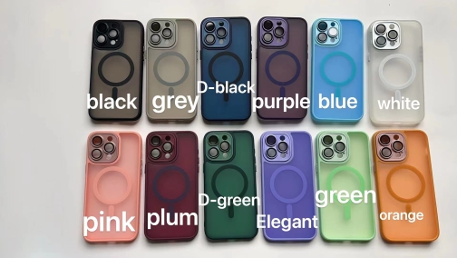 Купить Чехол TPU+PC Magnetic Matte Camera Lens with Magsafe для iPhone 14 Pro Мятая упаковка, 2