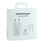 Купити Мережевий Зарядний Пристрій для Samsung 1USB-C QC/PD25W+Type-C to Type-C 1:1 Мят.упак.