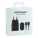 Купити Мережевий Зарядний Пристрій для Samsung 1USB-C QC/PD25W+Type-C to Type-C 1:1 Мят.упак., 2