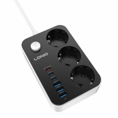 Купить Сетевой Удлинитель LDNIO SE3631C 3USB-A / 3USB-C / 3-Sockets QC/PD20W 2m Купить Сетевой Удлинитель LDNIO SE3631C 3USB-A / 3USB-C / 3-Sockets QC/PD20W 2m