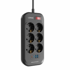Купить Сетевой Удлинитель LDNIO SE6403C 2USB-A / 2USB-C / 6-Sockets QC/PD20W 2m Купить Сетевой Удлинитель LDNIO SE6403C 2USB-A / 2USB-C / 6-Sockets QC/PD20W 2m