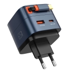 Купити Мережевий Зарядний Пристрій LDNIO Q10 1USB-A/1USB-C GAN 65W+Type-C 0.8m