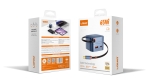 Купити Мережевий Зарядний Пристрій LDNIO Q10 1USB-A/1USB-C GAN 65W+Type-C 0.8m, 2