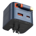 Купити Мережевий Зарядний Пристрій LDNIO Q10 1USB-A/1USB-C GAN 65W+Type-C 0.8m, 3