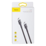 Купить USB Baseus Type-C to Type-C PD 2.0 60W 20V 3A CATKLF-G