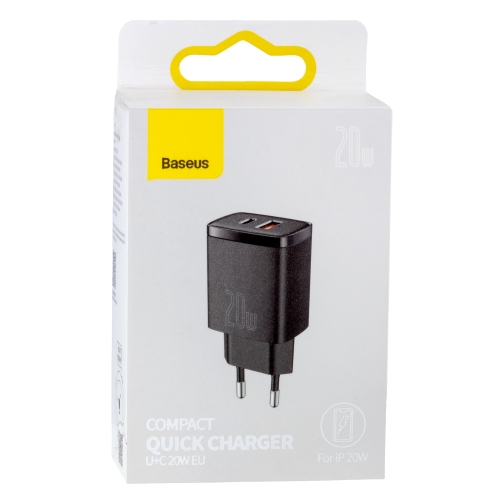 Купити Мережевий Зарядний Пристрій Baseus PD+QC3.0 3A CCXJ-B