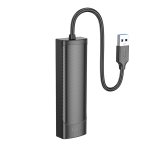 Купити Хаб USB Hoco HB42 4-in-1 (USB to USB3.0*3+RJ45 1Gbps) (L=1.2M), 4